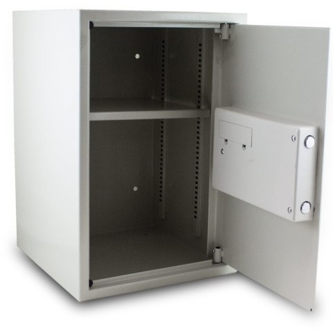 Sejf biurowy elektroniczny na kod + kluczyki na szyfr 35x52cm duży naścienny