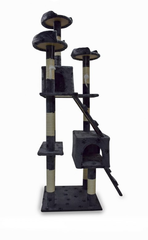Drapak dla kota w łapki kolor ciemnoszary Duże Drzewko dla kota 170 cm