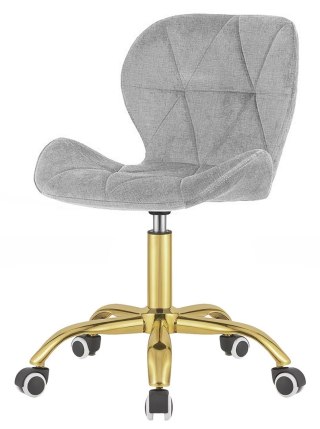 Krzesło obrotowe VASTO OFFICE FABRIC GREY GOLD