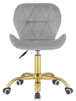 Krzesło obrotowe VASTO OFFICE FABRIC GREY GOLD