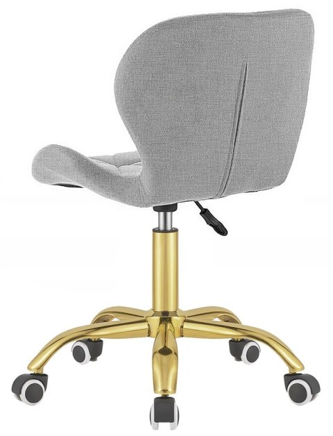 Krzesło obrotowe VASTO OFFICE FABRIC GREY GOLD