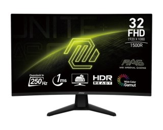 Monitor 31 5 cala MAG 32C6X LED FHD Curved 250Hz czarny