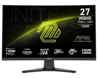 Monitor MAG 275CQF E18 27 cali LED WQHD LED Curved 180Hz czarny