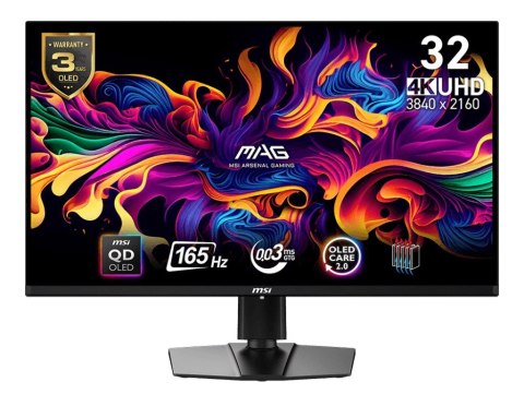 Monitor MAG 321UP QD-OLED 31 5 cala UHD LED Flat 165Hz czarny