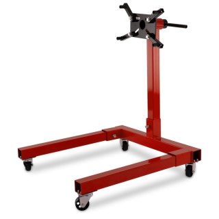 Stojak na silnik 570 kg obrotowy mobilny warsztatowy 4 koła 360°