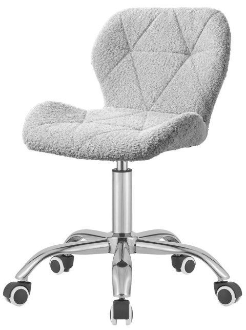 Krzesło obrotowe VASTO OFFICE BOUCLE GREY SILVER