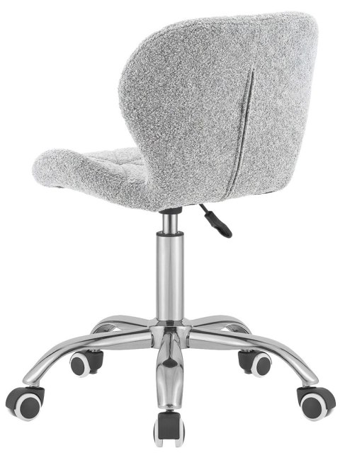 Krzesło obrotowe VASTO OFFICE BOUCLE GREY SILVER