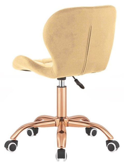 Krzesło obrotowe VASTO OFFICE VELVET SUNNY ROSE GOLD