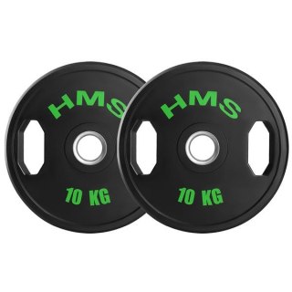 TOG10 2 x 10 KG TALERZ OLIMPIJSKI OGUMOWANY 2 x 10 KG HMS