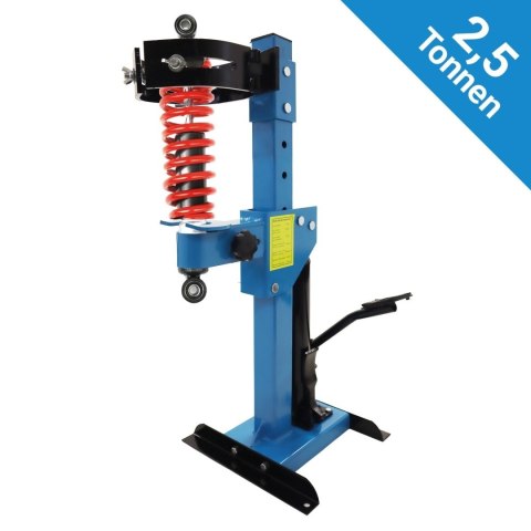 Hydrauliczny ściągacz sprężyn 2,5T pedał nożny regulacja 70-200 mm