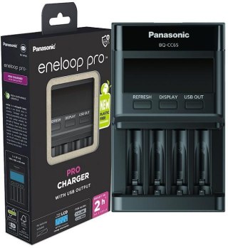 Ładowarka do akumulatorków Ni MH Panasonic Eneloop BQ CC65 EKO