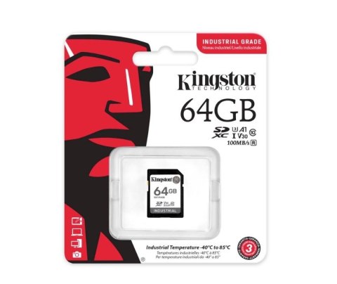 Karta microSD 64GB CL10 UHS-I Industrial
