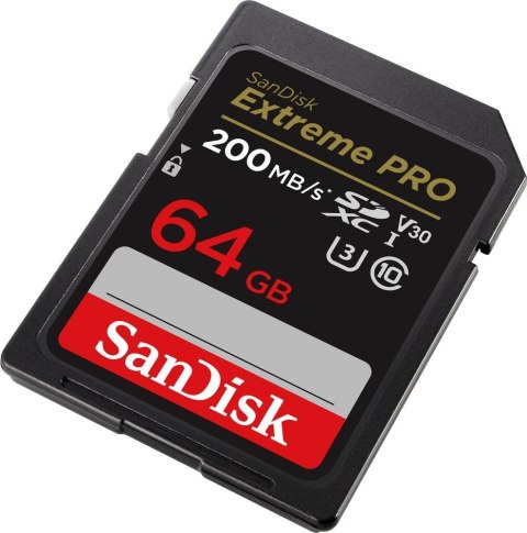 Karta pamięci Extreme Pro SDXC 64GB 200 90 MB s V30 UHS-I U3