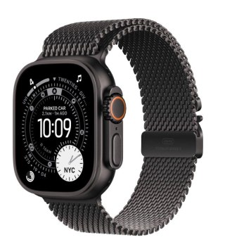Watch Ultra 3 GPS + Cellular, koperta 49 mm z tytanu w kolorze czarnym, bransoleta mediolańska z tytanu w kolorze czarnym - rozm
