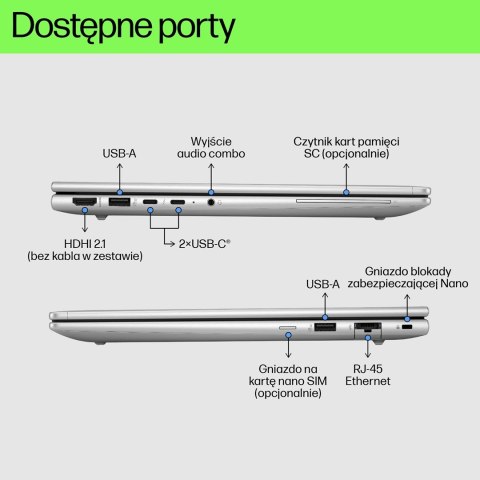HP EliteBook 640 G11 Ultra 5 125U 14.0"WUXGA IPS 300nits AG 16GB DDR5 5600 SSD512 Intel Arc Cam 5 MPx 56Wh W11Pro Pike Silver Al