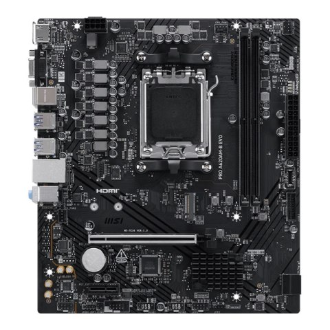 Płyta MSI PRO A620AM-B EVO  AMD A620 DDR5 SATA3 M.2 USB3.0 PCIe4.0 AM5 mATX