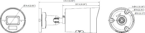 Kamera IP Hikvision DS-2CD20123G2-LIUY SL(2.8mm)
