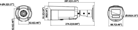 Kamera IP Hikvision DS-2CD2T123G2-LIS2UY SL(2.8mm)