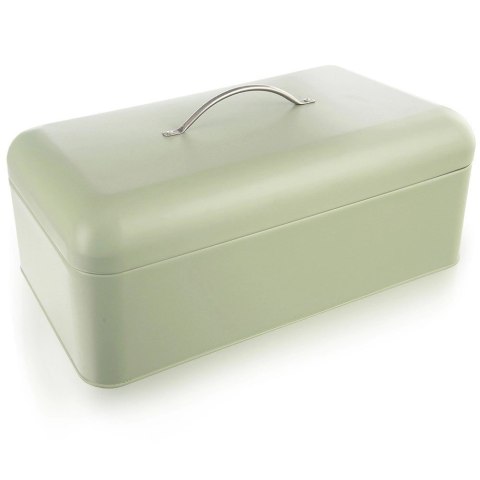 Chlebak Metalowy ORION GREENISH 42,5 x 23 x 20 cm Zielony Duży na Pieczywo