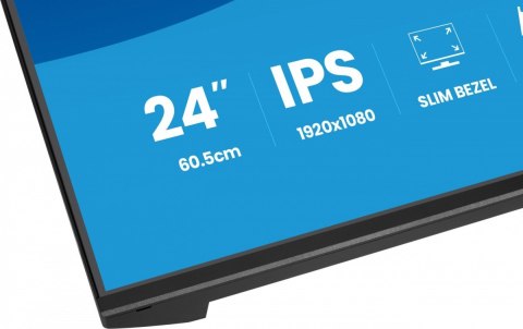 Monitor 23 8 cala XB2493HSU-B1 IPS HDMI DP 2x2W USBx2  350cd 1500:1  HAS 150 PIVOT