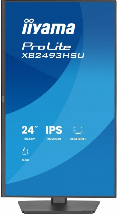 Monitor 23 8 cala XB2493HSU-B1 IPS HDMI DP 2x2W USBx2  350cd 1500:1  HAS 150 PIVOT