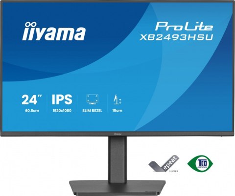 Monitor 23 8 cala XB2493HSU-B1 IPS HDMI DP 2x2W USBx2  350cd 1500:1  HAS 150 PIVOT