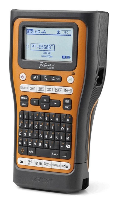 Brother PT-E560BTVP drukarka etykiet Termotransferowy 180 x 180 DPI 20 mm/s Przewodowy i Bezprzewodowy HSE/TZe Bluetooth QWERTZ