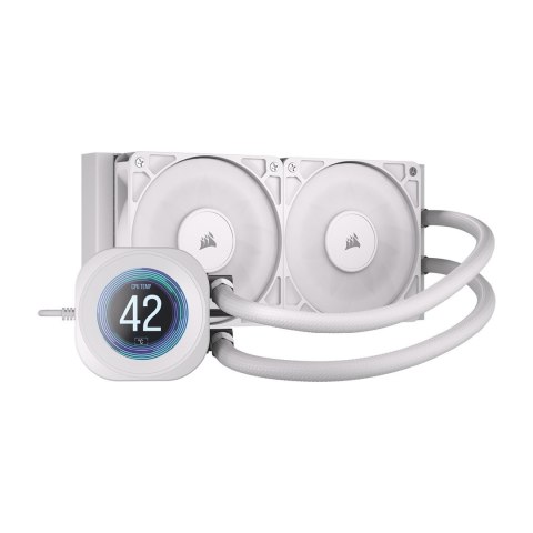 Chłodnica Wodna Corsair NAUTILUS 240 LCD Biały, 240mm