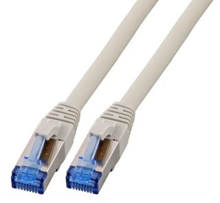 Patchcord SFTP 20m Cat6a Superflex szary na kablu Cat7