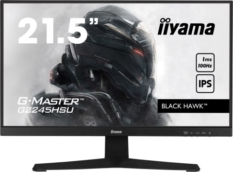Monitor Iiyama 22 G2245HSU-B2 HDMI DP USB - Płaski ekran - 54,6 cm
