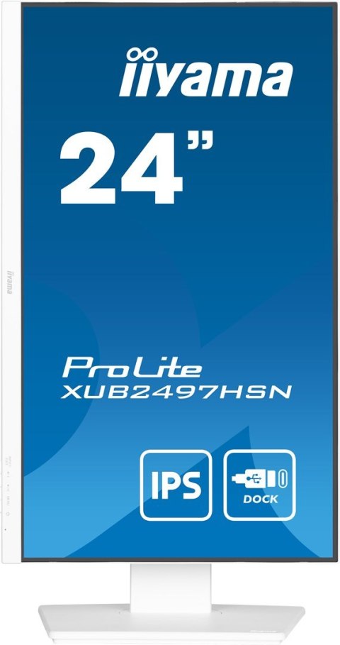 Monitor LCD 23,8" iiyama ProLite XUB2497HSN-W2 60,5cm 1920x1080px Full HD LED Biały