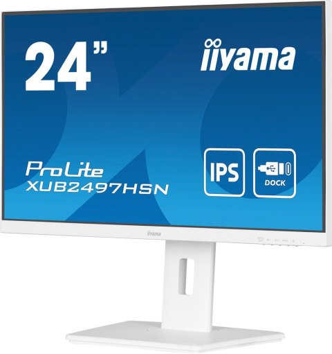 Monitor LCD 23,8" iiyama ProLite XUB2497HSN-W2 60,5cm 1920x1080px Full HD LED Biały
