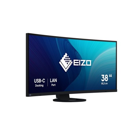 Monitor EIZO FlexScan EV3895-BK - 95,2 cm (37,5") - 3840 x 1600 pikseli - UltraWide Quad HD+ - LED - 5 ms
