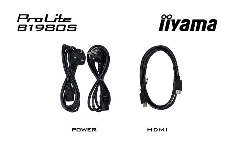 Monitor iiyama B1980S-B1 19 cali panel TN 1280x1024 250cd/m2 HDMI DP