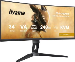 Monitor iiyama GCB3486WQSCP-B1 34" VA 3440x1440 500cd/m2 0,4ms 2xHDMI 2xDP USB