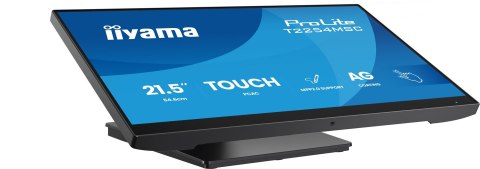 Monitor iiyama T2254MSC-B2AG 21,5" Optical Bonded PCAP 10P Touch Anti Glare MPP2.0 aktywny rysik obsługiwany 1920x1080