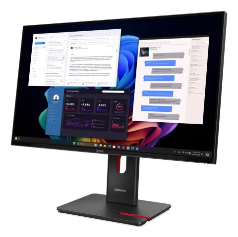 Monitor Lenovo ThinkVision T27UD-40 z systemami ochrony przed włamaniem (IPS), 27", godz. 16:9, 60 Hz, 4 ms, 3840 x 2160 pikseli
