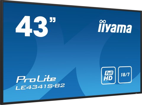 Monitor iiyama ProLite LE4341S-B2 - 43-calowy płaski ekran - 108 cm