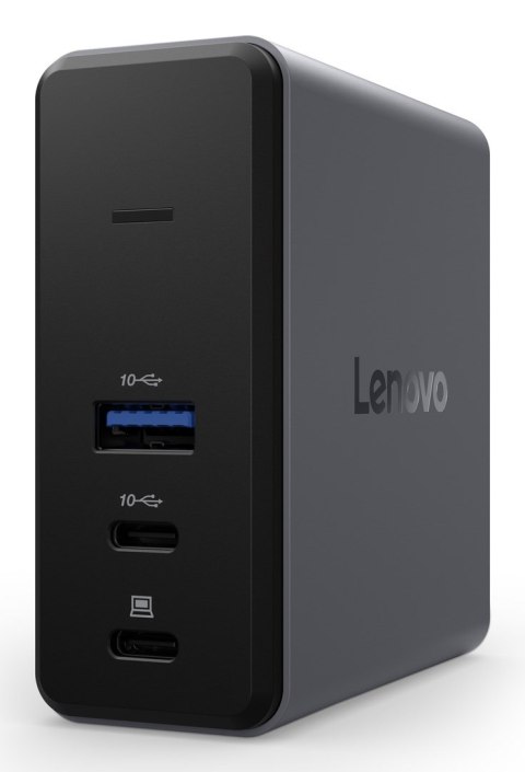 Lenovo X9 Charging GaN Dock Przewodowa USB 3.2 Gen 2 (3.1 Gen 2) Type-C Szary