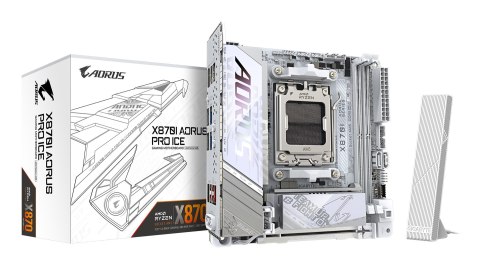 Płyta główna Gigabyte X870I AORUS PRO ICE (X870, AM5, mITX, DDR5)
