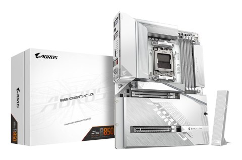 Płyta główna Gigabyte B850 AORUS STEALTH ICE (B850, AM5, ATX, DDR5)