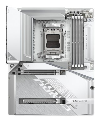 Płyta główna Gigabyte B850 AORUS STEALTH ICE (B850, AM5, ATX, DDR5)
