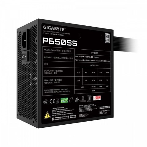 Zasilacz 650W GP-P650SS 80+ Silver