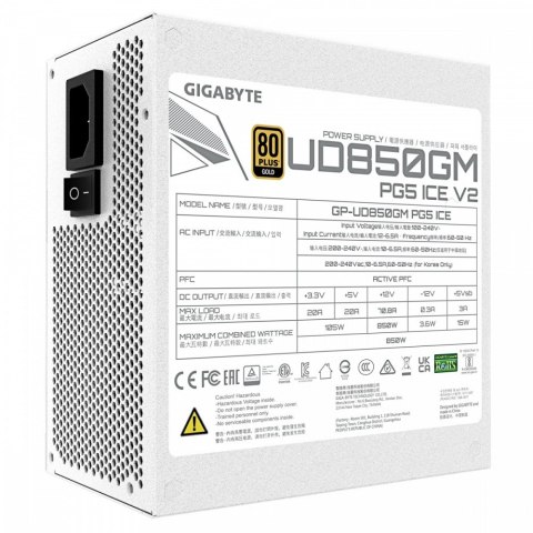 Zasilacz modularny 850W GP-UD850GM PG5 V2 ICE 80+ Gold