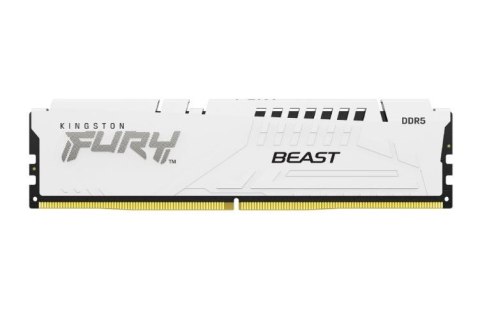 Pamięć DDR5 Fury Beast 32GB(2*16GB) 6000 CL30 EXPO biała