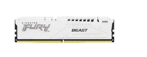 Pamięć DDR5 Fury Beast 32GB(2*16GB) 6400 CL32 EXPO biała