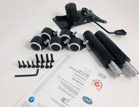 Fotel obrotowy do biurka CARRERA M ALCANTARA BLACK STAR