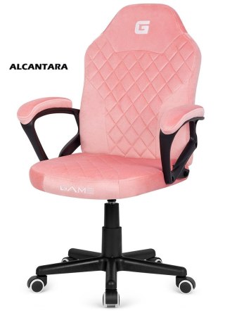 Fotel obrotowy do biurka MARIO ALCANTARA CARO PINK