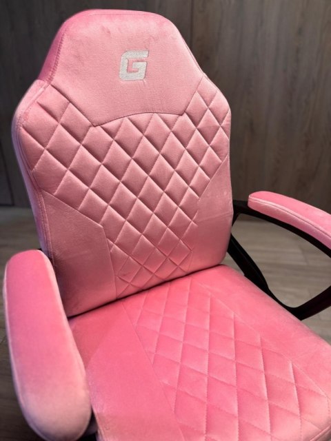 Fotel obrotowy do biurka MARIO ALCANTARA CARO PINK