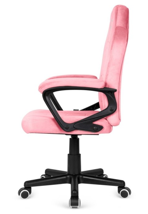 Fotel obrotowy do biurka MARIO ALCANTARA PINK + GREY